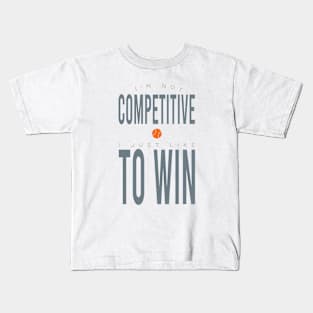 Funny Tennis Saying for Competitive Tennis Player Kids T-Shirt